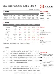 能源观察：河北：2020年底前所有4.3米焦炉全部关停