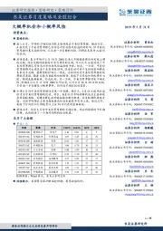 月度策略及金股组合：大概率机会和小概率风险