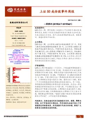 上证50成份股事件周报