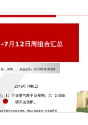 7月8日-7月12日周组合汇总