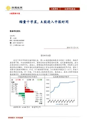 A股策略日报：缩量十字星，A股进入中报时间