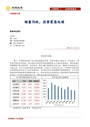 A股策略日报：缩量阴跌，弱势震荡延续