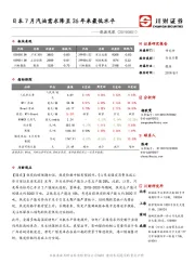 能源观察：日本7月汽油需求降至26年来最低水平