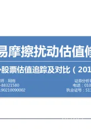 中外股票估值追踪及对比：中美贸易摩擦扰动估值修复进程