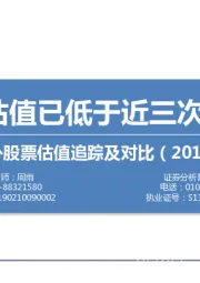 中外股票估值追踪及对比：沪指PB估值已低于近三次历史底部