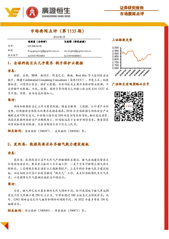 市场要闻点评（第1133期）