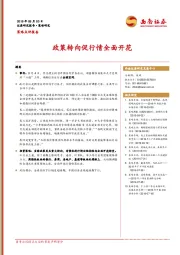 策略点评报告：政策转向促行情全面开花