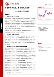 2019年半年报点评：转型阵痛仍延续，紧抓时代主旋律