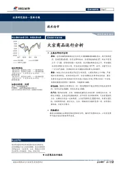 策略海外市场专题：大宗商品运行分析