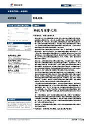 策略周报：科技与消费之间