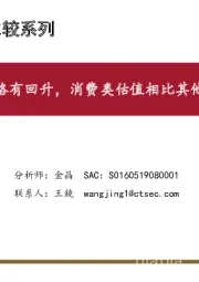 财通策略行业比较系列：本月估值略有回升，消费类估值相比其他风格较高