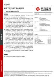 技术分析周报：短期下跌并未改变中期趋势