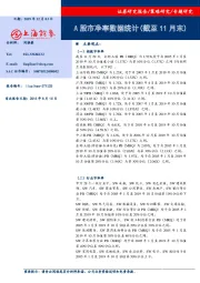 A股市净率数据统计（截至11月末）