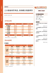 收盘综述：三大股指高开高走，券商概念领跑两市