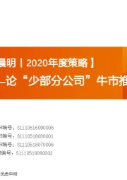 2020年度策略：敬畏趋势——论“少部分公司”牛市推动力的切换