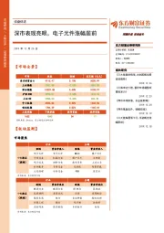 收盘综述：深市表现亮眼，电子元件涨幅居前