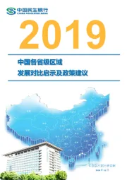 2019中国各省级区域发展对比启示及政策建议