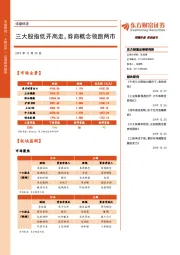 收盘综述：三大股指低开高走，券商概念领跑两市