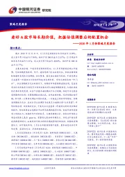 2020年1月份策略月度报告：看好A股市场长期价值，把握估值调整后的配置机会