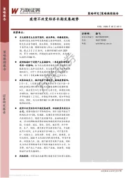 策略跟踪报告：疫情不改变经济长期发展趋势