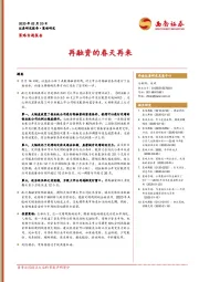 策略专题报告：再融资的春天再来