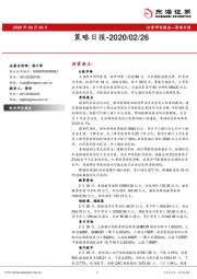 策略日报