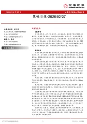 策略日报