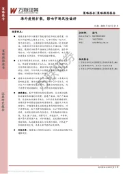 策略跟踪报告：海外疫情扩散，影响市场风险偏好