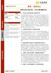 策略·周度观点：疫情全球加速扩散，对冲政策继续加码