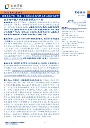 全市场科技产业策略报告第五十八期:疫情黑夜中的一颗星,云视频会议ZOOM逆势上涨底气在哪?
