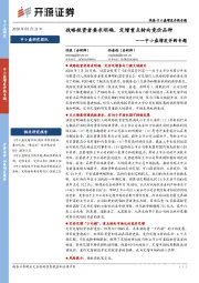 中小盘增发并购专题：战略投资者要求明确，定增重点转向竞价品种