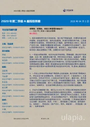 2020年二季度A股投资策略:疫情急、政策松,筑底之路漫漫其修远兮!