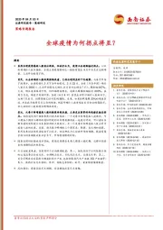 策略专题报告：全球疫情为何拐点将至？