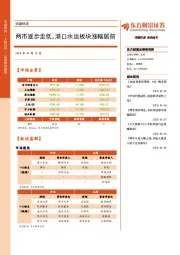 收盘综述：两市逐步走低，港口水运板块涨幅居前