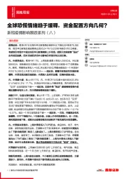 新冠疫情影响跟踪系列（八）：全球恐慌情绪趋于缓释，资金配置方向几何？