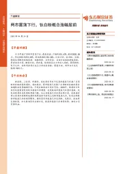 午盘解读：两市震荡下行，钛白粉概念涨幅居前