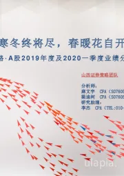 山证策略·A股2019年及2020年一季度业绩分析报告：寒冬终将尽，春暖花自开