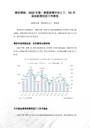 清科季报：2020年第一季度疫情冲击之下，VC市场活跃度创近三年新低