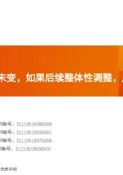 策略专题：区间震荡格局未变，如果后续整体性调整，应当如何布局？
