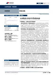 策略周报：从两会方向中寻找机会