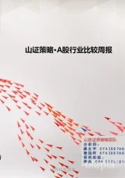 山证策略·A股行业比较周报