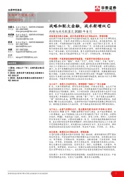 战略与战术配置之2020年6月：战略加配大金融，战术新增双C