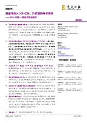 2020年第21周股市资金跟踪：资金净流入306亿元，外资增持电子非银