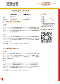 市场要闻点评(第1271期)