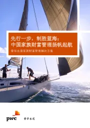 家族财富管理解决方案：先行一步，制胜蓝海：中国家族财富管理扬帆起航