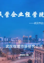 武汉市企业现状调查（第二期）：武汉民营企业经营现状调查