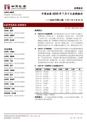 2020年第七期：2020年7月十大金股组合