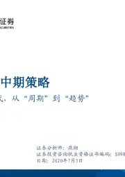 2020年中期策略：后小康时代，从“周期”到“趋势”