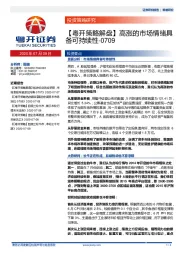 【粤开策略解盘】高涨的市场情绪具备可持续性