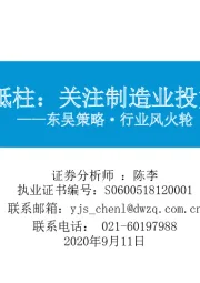 东吴策略·行业风火轮：中流砥柱：关注制造业投资回暖